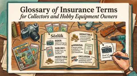 Glossary of Insurance Terms for Collectors and Hobby Equipment Owners