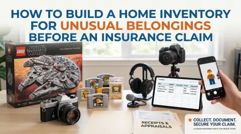 How to Build a Home Inventory for Unusual Belongings Before an Insurance Claim