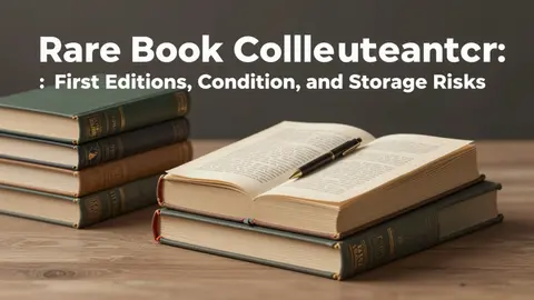 Rare Book Collection Insurance: First Editions, Condition, and Storage Risks