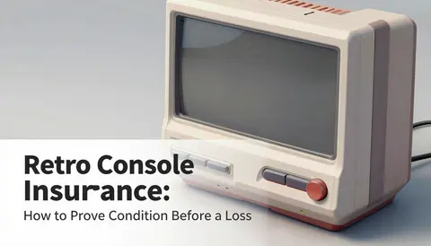 Retro Console Insurance: How to Prove Condition Before a Loss